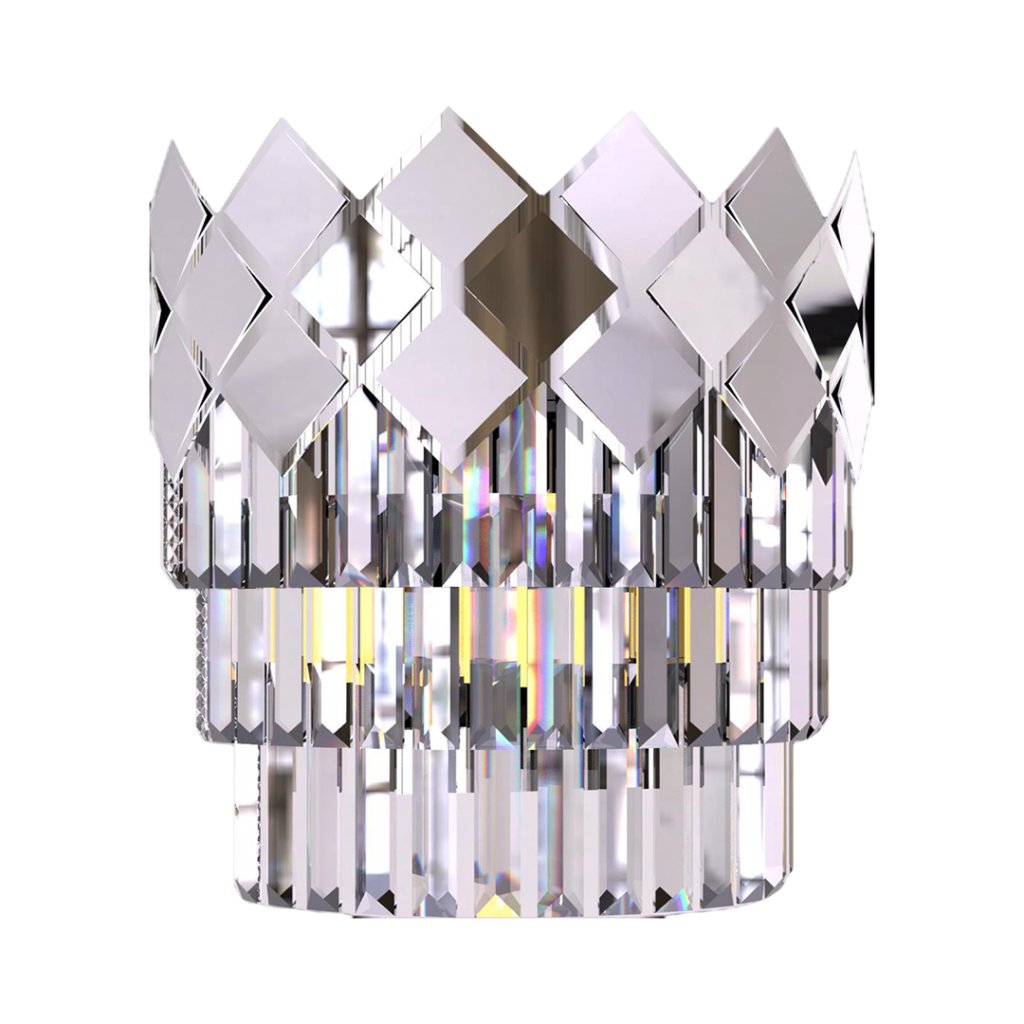 Aplica de perete design elegant CARISMA CHROME, Candelabre si Lustre moderne elegante⭐ modele clasice de lux pentru living, bucatarie si dormitor.✅ DeSiGn actual Top 2020!❤️Promotii lampi❗ ➽ www.evalight.ro. Oferte corpuri de iluminat suspendate pt camere de interior (înalte), suspensii (lungi) de tip lustre si candelabre, pendule decorative stil modern, clasic, rustic, baroc, scandinav, retro sau vintage, aplicate pe perete sau de tavan, cu cristale, abajur din material textil, lemn, metal, sticla, bec Edison sau LED, ieftine de calitate deosebita la cel mai bun pret. a