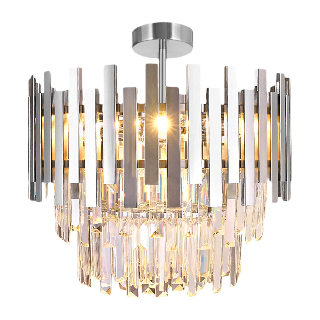 Lustra aplicata design elegant ASPEN CHROME, Candelabre si Lustre moderne elegante⭐ modele clasice de lux pentru living, bucatarie si dormitor.✅ DeSiGn actual Top 2020!❤️Promotii lampi❗ ➽ www.evalight.ro. Oferte corpuri de iluminat suspendate pt camere de interior (înalte), suspensii (lungi) de tip lustre si candelabre, pendule decorative stil modern, clasic, rustic, baroc, scandinav, retro sau vintage, aplicate pe perete sau de tavan, cu cristale, abajur din material textil, lemn, metal, sticla, bec Edison sau LED, ieftine de calitate deosebita la cel mai bun pret. a