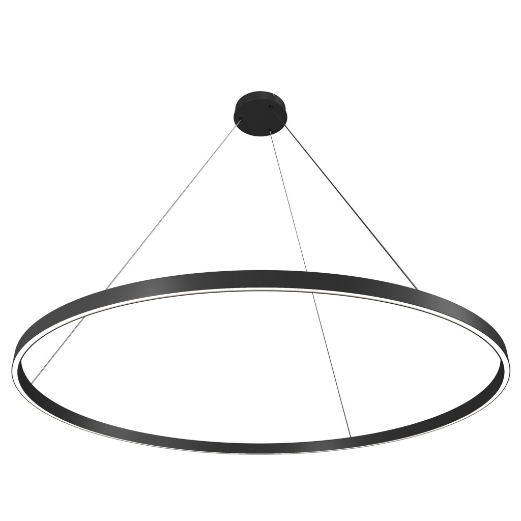 Lustra LED suspendata design modern Rim negru 120cm, Lustre LED, moderne⭐ modele pendule pentru iluminat dormitor, living, bucatarie.✅DeSiGn decorativ unic!❤️Promotii lampi LED❗ ➽ www.evalight.ro. Alege corpuri de iluminat cu LED suspendate pt interior, suspensii elegante de lux cu cristale (becuri cu leduri si module LED integrate cu lumina calda, naturala sau rece), ieftine de calitate deosebita la cel mai bun pret.  a