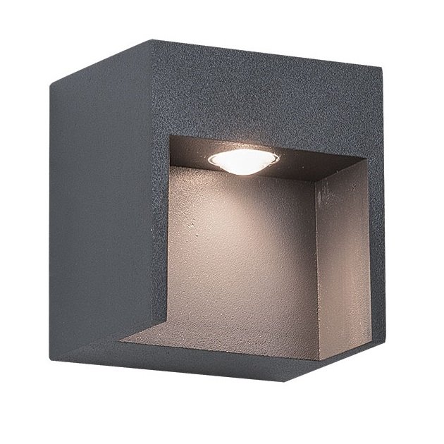 Aplica LED de perete pentru iluminat exterior, IP54 Furn grafit, Aplice de exterior moderne, LED⭐ lampi de perete pentru iluminat exterior terasa casa si gradina.✅Design decorativ!❤️Promotii❗ ➽www.evalight.ro. Alege corpuri de iluminat exterior rezistente la apa tip spoturi aplicate pt perete sau tavan, metalice, abajur din sticla cu decor ornamental, bec LED si lumina ambientala, ieftine si de lux, calitate deosebita la cel mai bun pret. a