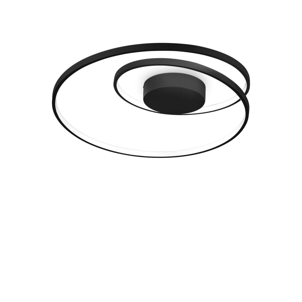 Lustra / Plafoniera LED design modern circular OZ PL dali NERO, Promotii lustre, reduceri⭐ corpuri de iluminat, mobila si decoratiuni de interior si exterior.⭕Oferte Pret redus online ➽ www.evalight.ro❗ a