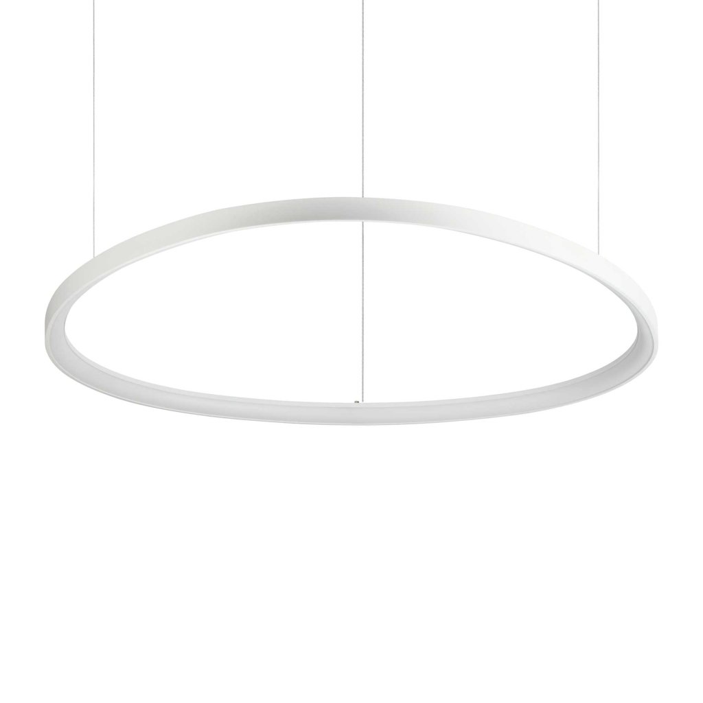 Lustra LED XXL suspendata design circular GEMINI SP D105 alba, Promotii lustre, reduceri⭐ corpuri de iluminat, mobila si decoratiuni de interior si exterior.⭕Oferte Pret redus online ➽ www.evalight.ro❗ a