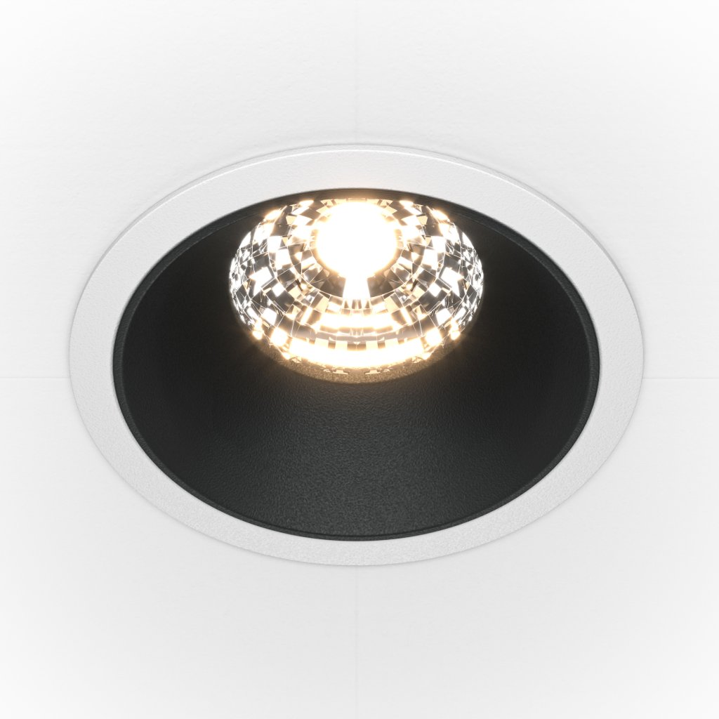 Spot LED incastrabil dimabil design tehnic Alpha alb, negru, 8,5cm, 3000K, Spoturi incastrate tavan / perete, LED⭐ modele moderne pentru baie, living, dormitor, bucatarie, hol.✅Design decorativ unic!❤️Promotii lampi❗ ➽ www.evalight.ro. Alege corpuri de iluminat interior de tip spot-uri incastrabile cu LED, cu lumina calda, alba rece sau neutra, montare in tavanul fals rigips, mobila, pardoseala, beton, ieftine de calitate la cel mai bun pret. a