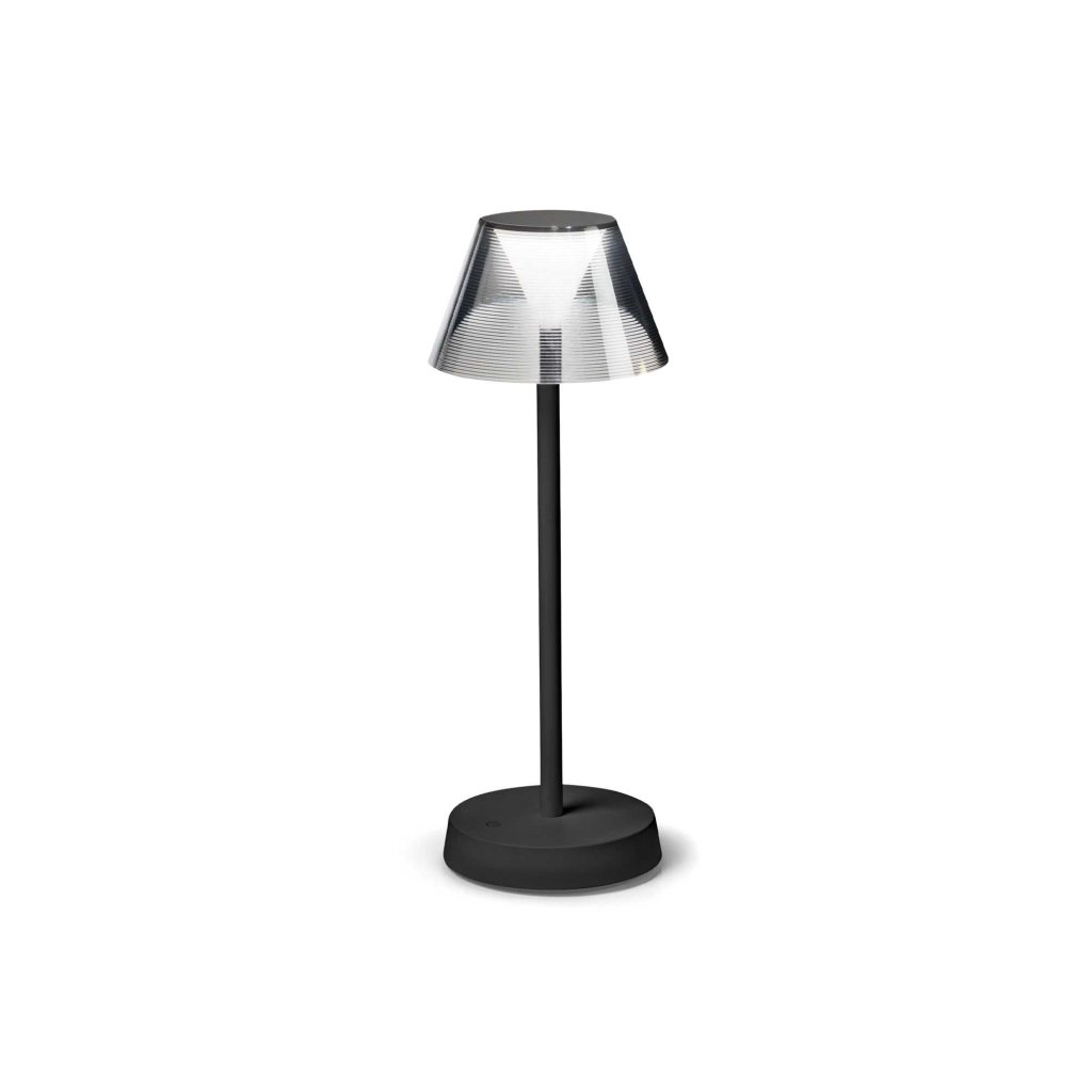 Lampa LED portabila pentru iluminat exterior Lolita tl neagra, Felinare / Lampi de exterior portabile, LED⭐ modele decorative potrivite pentru iluminare terasa, gradina, piscina, zone lounge din curtea casei. ➽ www.evalight.ro.  a