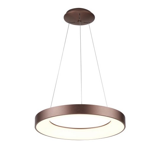 Lustra LED suspendata design circular SANTANA 38 3000K CO, Lustre LED, moderne⭐ modele pendule pentru iluminat dormitor, living, bucatarie.✅DeSiGn decorativ unic!❤️Promotii lampi LED❗ ➽ www.evalight.ro. Alege corpuri de iluminat cu LED suspendate pt interior, suspensii elegante de lux cu cristale (becuri cu leduri si module LED integrate cu lumina calda, naturala sau rece), ieftine de calitate deosebita la cel mai bun pret.  a