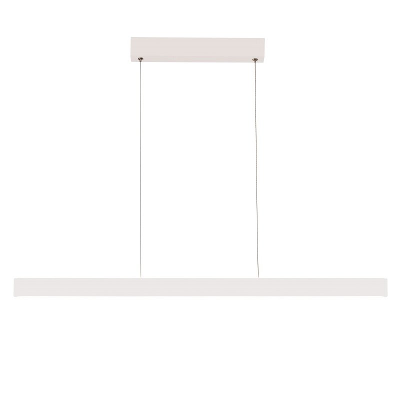 Lustra LED suspendata design liniar OLIVIER 120 3000K DIMM WH, Lustre LED, moderne⭐ modele pendule pentru iluminat dormitor, living, bucatarie.✅DeSiGn decorativ unic!❤️Promotii lampi LED❗ ➽ www.evalight.ro. Alege corpuri de iluminat cu LED suspendate pt interior, suspensii elegante de lux cu cristale (becuri cu leduri si module LED integrate cu lumina calda, naturala sau rece), ieftine de calitate deosebita la cel mai bun pret.  a