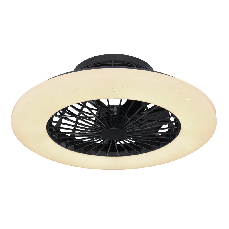 Lustra LED cu ventilator si telecomanda design modern Travo negru, Candelabre si Lustre moderne elegante⭐ modele clasice de lux pentru living, bucatarie si dormitor.✅ DeSiGn actual Top 2020!❤️Promotii lampi❗ ➽ www.evalight.ro. Oferte corpuri de iluminat suspendate pt camere de interior (înalte), suspensii (lungi) de tip lustre si candelabre, pendule decorative stil modern, clasic, rustic, baroc, scandinav, retro sau vintage, aplicate pe perete sau de tavan, cu cristale, abajur din material textil, lemn, metal, sticla, bec Edison sau LED, ieftine de calitate deosebita la cel mai bun pret. a