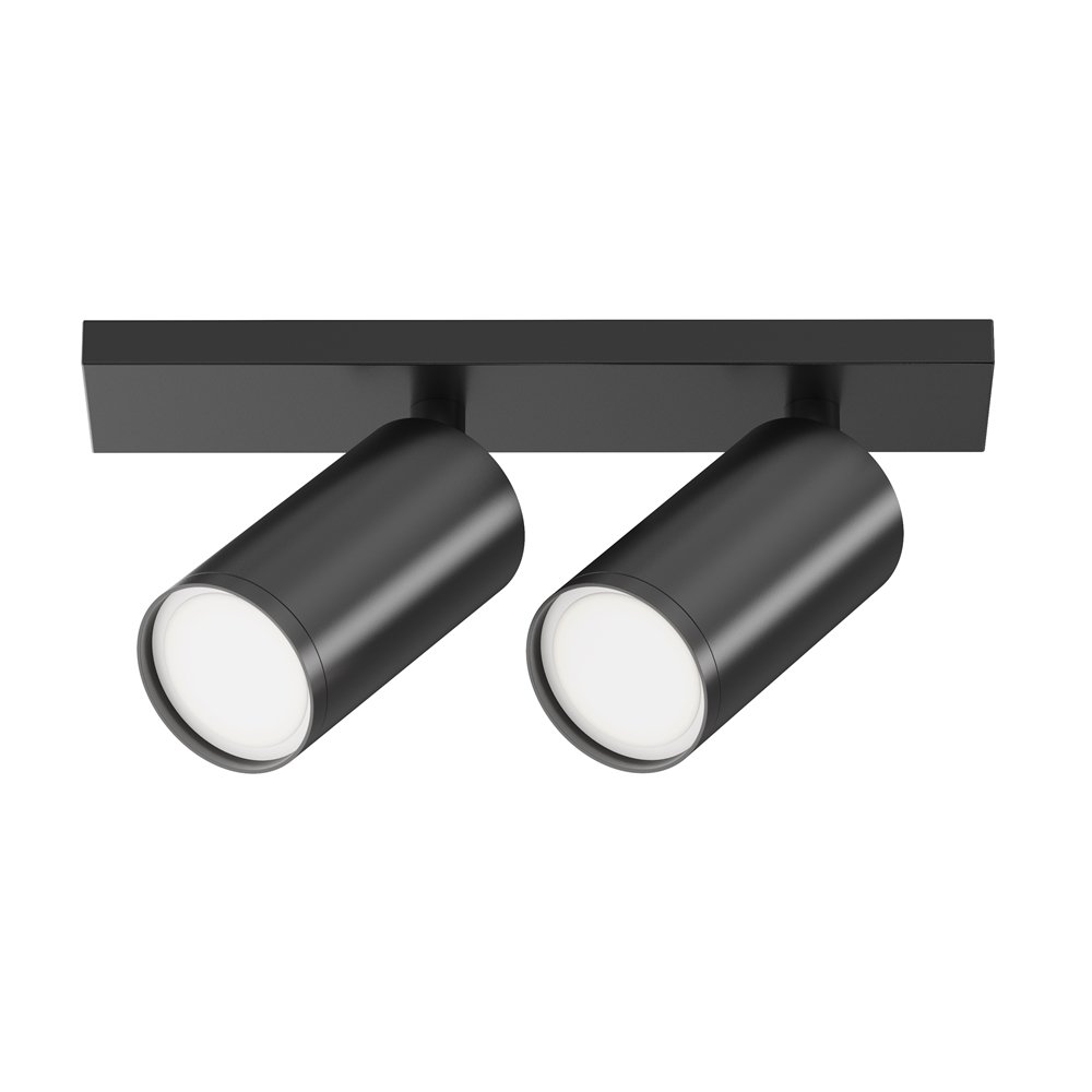 Aplica de perete / tavan cu 2 spoturi directionabile design tehnic Focus S negru, Aplice aplicate perete sau tavan cu spoturi, LED⭐ modele moderne corpuri de iluminat tip spoturi pe bara.✅Design decorativ unic!❤️Promotii lampi❗ ➽ www.evalight.ro. Alege aplice de iluminat interior, lustre si plafoniere cu 2 spoturi cu lumina LED si directie reglabila, spot orientabil cu intrerupator, simple si ieftine de calitate la cel mai bun pret. a