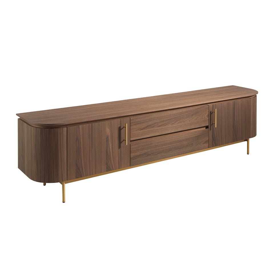 Comoda TV moderna design LUX Wood and Gold, Dulapuri / Comode moderne⭐ modele elegante de lux mobila cu sertare, usi si rafturi pentru living, dormitor si hol.❤️Promotii dulapuri si comode TV❗ Alege comode lungi masute tip comode TV din lemn, metal, sticla, albe lucioase, cu picioare inalte metalice, oglinda: clasice in stil baroc, scandinave, minimalist, vintage retro, industrial, calitate deosebita la cel mai bun pret. a