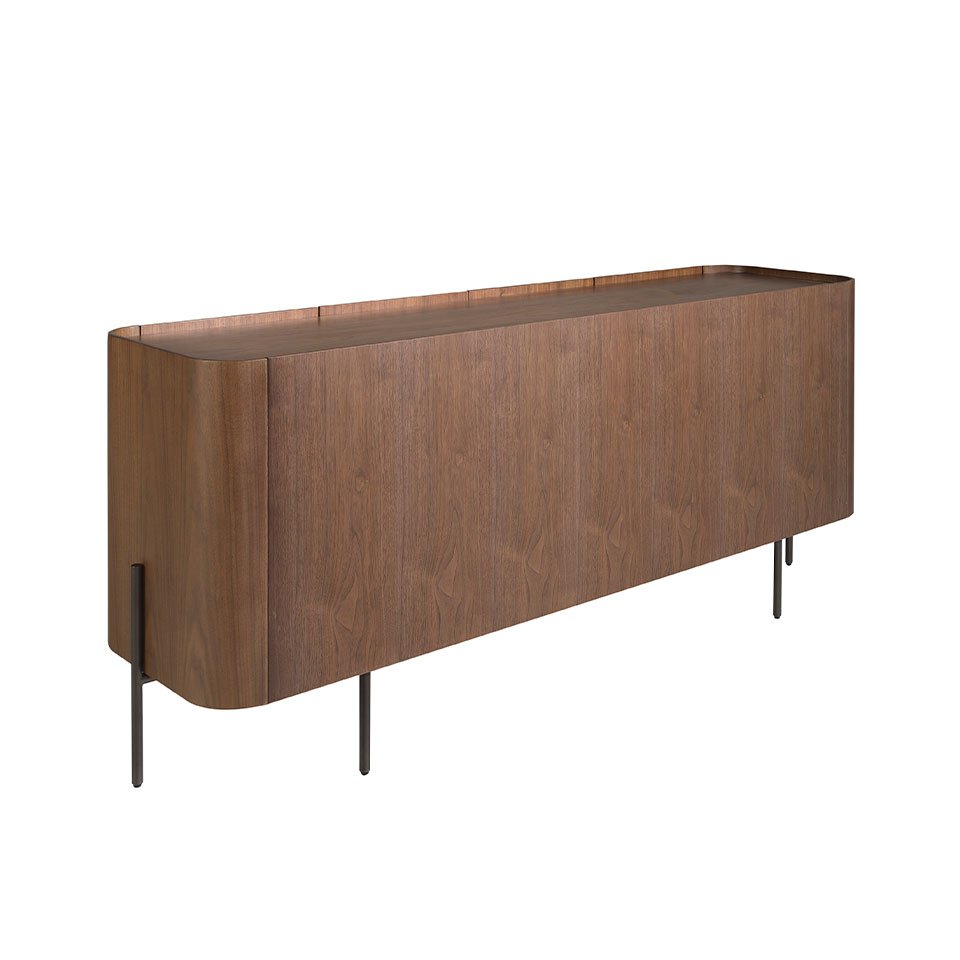 Comoda moderna design LUX Walnut and Black, Dulapuri / Comode moderne⭐ modele elegante de lux mobila cu sertare, usi si rafturi pentru living, dormitor si hol.❤️Promotii dulapuri si comode TV❗ Alege comode lungi masute tip comode TV din lemn, metal, sticla, albe lucioase, cu picioare inalte metalice, oglinda: clasice in stil baroc, scandinave, minimalist, vintage retro, industrial, calitate deosebita la cel mai bun pret. a