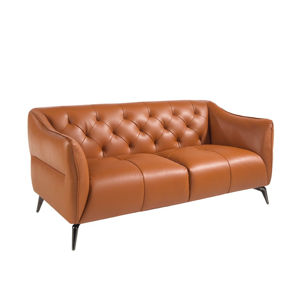 Canapea 2 locuri din piele naturala capitonata Cowhide leather brown, Canapele / Coltare moderne, extensibile⭐ modele de lux elegante tapitate cu catifea pentru living si dormitor.❤️Promotii canapele, coltare sufragerie❗ ➽ www.evalight.ro. Alege canapele tip coltar, pat extensibil tapitat cu stofa chesterfield, piele naturala (ecologica), material textil, cu spatar inalt, saltea cu spuma de memorie, arcuri relaxa, picioare si brate din lemn, metalice, mici si mari pt set fotolii, clasice in stil baroc, scandinave, vintage retro, industrial, pt camera de zi, ieftine si de calitate deosebita la cel mai bun pret. a