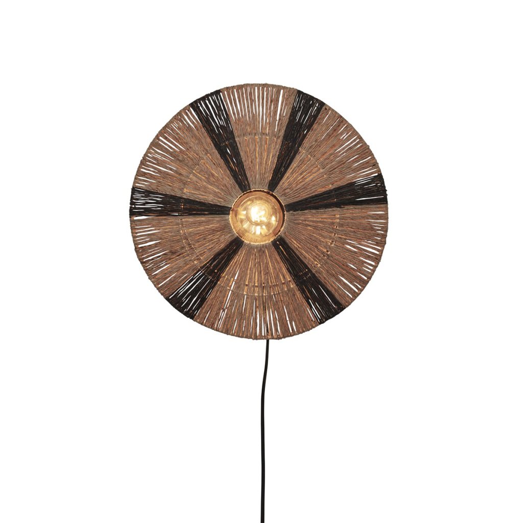 Aplica de perete eco din iuta Iguazu S disc 40cm, bl/nat, Aplice rustice, lemn⭐ modele de perete pentru iluminat interior.✅Design decorativ în stil rustic!❤️Promotii lampi❗ ➽www.evalight.ro. Alege corpuri de iluminat rustice de tip aplica de perete sau tavan pentru casa, ieftine si de lux, calitate la cel mai bun pret. a