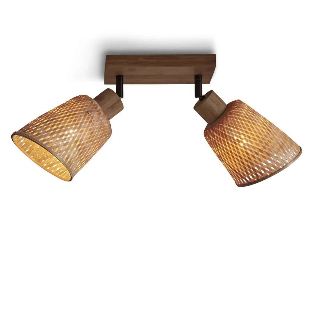 Plafoniera eco din bambus Java 2-Shade nat/15x17, nat, Plafoniere rustice, lemn⭐ modele de tavan pentru iluminat interior.✅Design decorativ în stil rustic!❤️Promotii lampi❗ ➽www.evalight.ro. Alege corpuri de iluminat rustice de tip lustra plafoniera aplicata de perete sau tavan pentru pt baie, bucatarie, living, dormitor, foisoare si terase casa, ieftine si de lux, calitate la cel mai bun pret. a