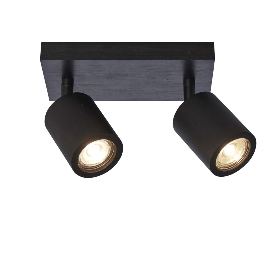 Plafoniera eco din bambus Java/2xGU10, black, Aplice cu spot, LED⭐ spot-uri aplicate de perete sau tavan corpuri de iluminat cu directie reglabila.✅Design decorativ 2022!❤️Promotii lampi❗ ➽ www.evalight.ro. Alege oferte aplice moderne de iluminat interior, lustre si plafoniere tip spot orientabil pe bara cu intrerupator, simple si ieftine de calitate la cel mai bun pret. a