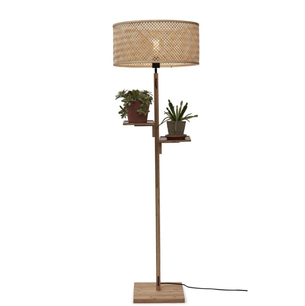 Lampadar eco din bambus cu polita Java nat/50x22, nat, Lampadare de podea pentru living, LED⭐ modele lampi cu picior inalt vintage, moderne si clasice.✅DeSiGn elegant de lux!❤️Promotii lampi❗ ➽www.evalight.ro. Alege corpuri de iluminat de podea pt interior cu reader LED, decorative stil industrial din metal cu picior inalt curbat, trepied din lemn, abajur din material textil, sticla, tesatura, ieftine de calitate deosebita la cel mai bun pret. a