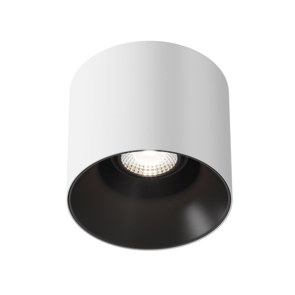 Spot LED aplicat, plafoniera dimabila design tehnic Alfa alb, negru 12,5cm, 4000K, Spoturi aplicate tavan / perete, mobila, LED⭐modele moderne pentru living,dormitor,bucatarie,baie,hol.✅Design decorativ unic!❤️Promotii lampi❗ ➽ www.evalight.ro. Alege corpuri de iluminat interior de tip spot-uri aparente cu LED, (rotunde si patrate), ieftine de calitate la cel mai bun pret. a