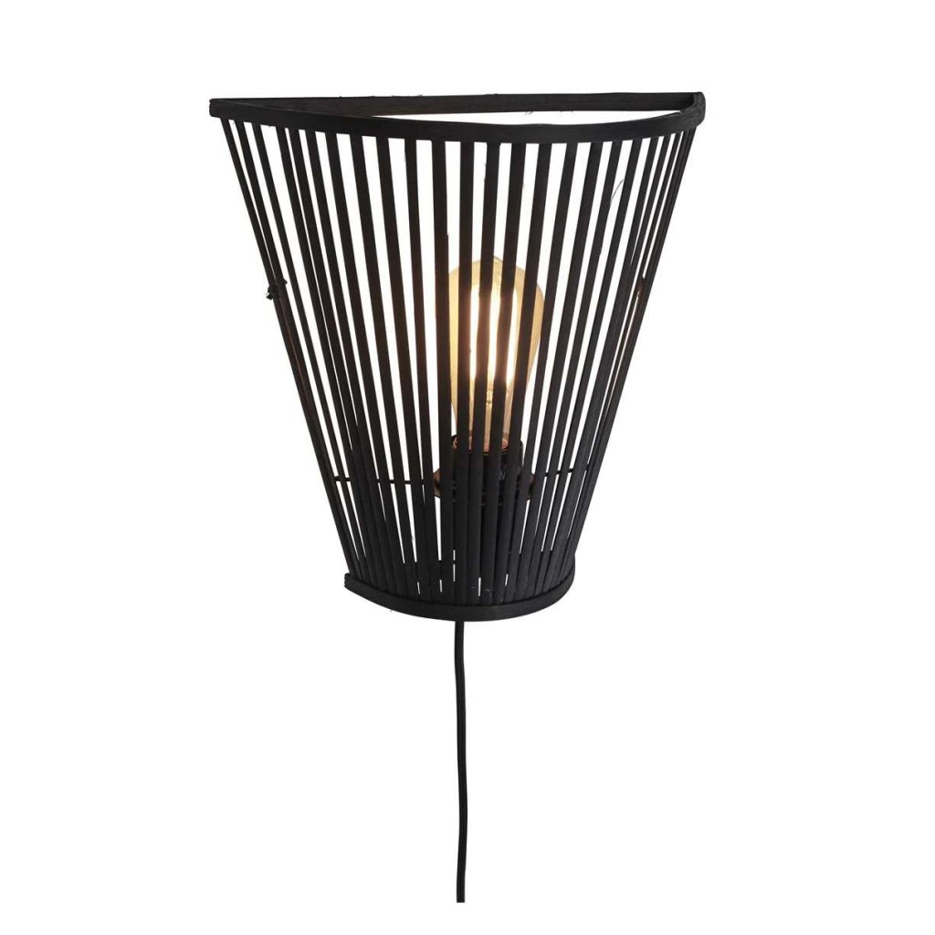 Aplica de perete eco din bambus Merapi tapered 30cm, bl, Corpuri de iluminat interior, moderne⭐ modele lustre interior pentru living, dormitor, bucatarie, baie.✅DeSiGn decorativ de lux!❤️Promotii lampi❗ ➽www.evalight.ro. Alege Corpuri de iluminat interior elegante in stil modern, suspendate sau aplicate de tavan si perete, ieftine de calitate deosebita la cel mai bun pret.
 a