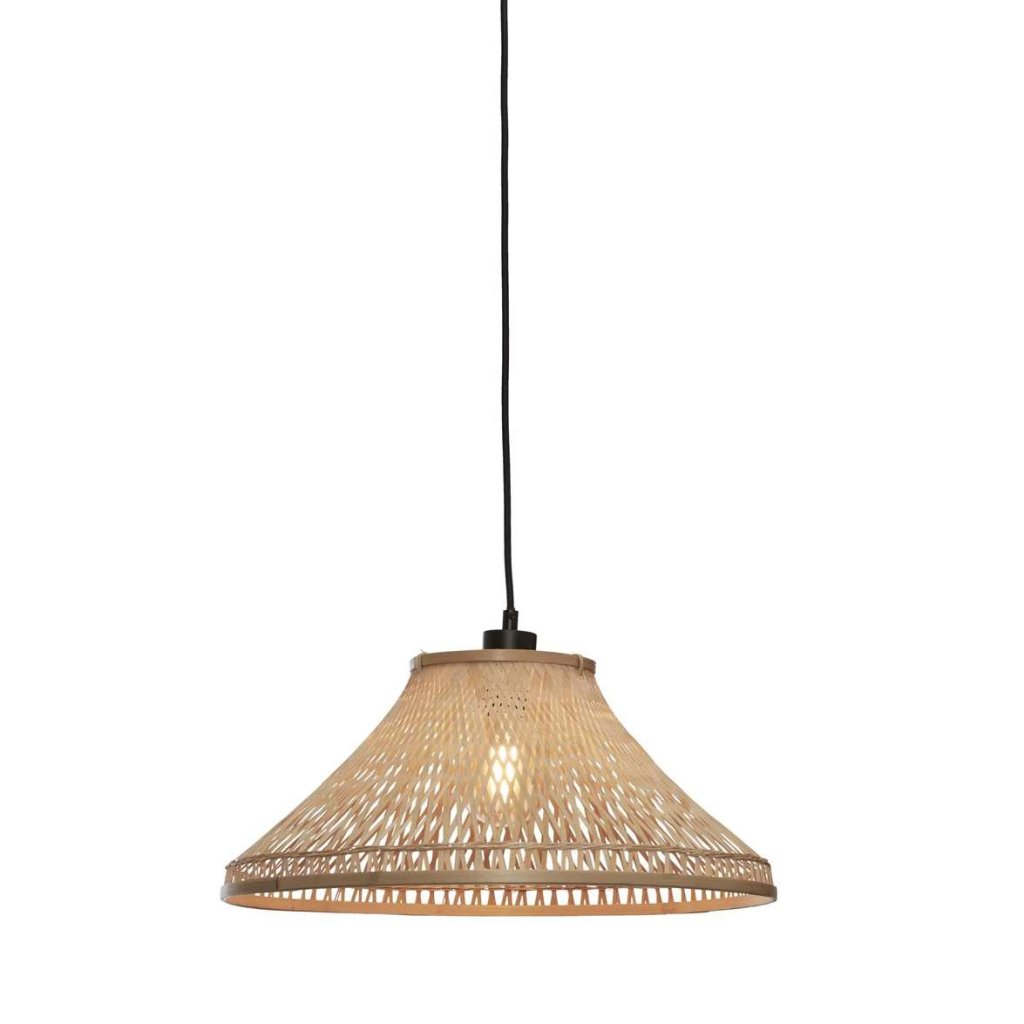 Lustra/Pendul eco din bambus Tahiti 45x20, nat, Pendule / Lustre suspendate moderne, LED⭐ modele elegante pentru bucatarie, living dormitor.✅DeSiGn decorativ unic!❤️Promotii lampi❗ ➽www.evalight.ro. Alege corpuri de iluminat suspendate pt interior stil modern, suspensii de tip pendule cu cristale, abajur material textil, lemn, metal, sticla, bec tip lumanare Edison sau LED, ieftine si de lux, calitate deosebita la cel mai bun pret. a