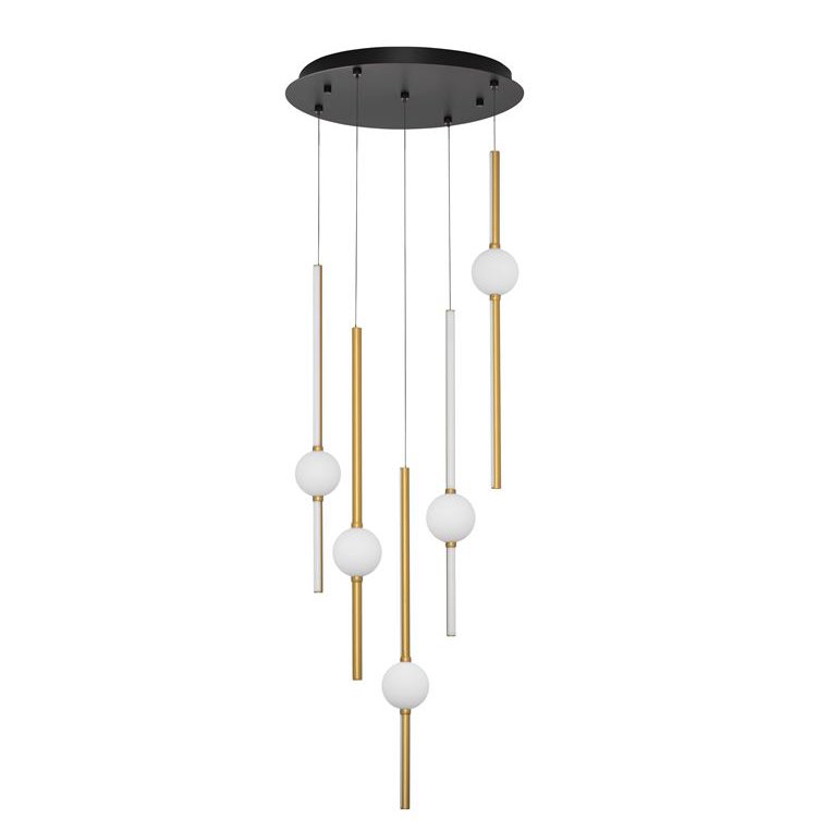 Lustra dimabila cu 5 pendule LED design modern ACROBAT, Corpuri de iluminat interior LED⭐ modele lustre interior LED pentru living, dormitor, bucatarie, baie.✅DeSiGn decorativ de lux!❤️Promotii lampi LED❗ ➽www.evalight.ro. Alege Corpuri de iluminat interior LED elegante in stil modern, suspendate sau aplicate de tavan si perete, ieftine de calitate deosebita la cel mai bun pret. a