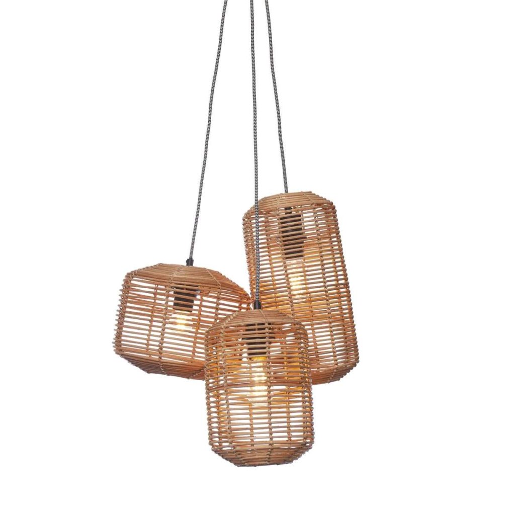 Lustra cu 3 Pendule eco din ratan Tanami tube mix/s3, Lustre rustice, lemn⭐ modele de candelabre pentru iluminat interior.✅Design decorativ în stil rustic!❤️Promotii lampi❗ ➽www.evalight.ro. Alege corpuri de iluminat rustice de tip lustra din lemn sau fier forjat, lustre suspendate si pendule pt baie, bucatarie, living, dormitor, foisoare si terase casa, ieftine si de lux, calitate la cel mai bun pret. a