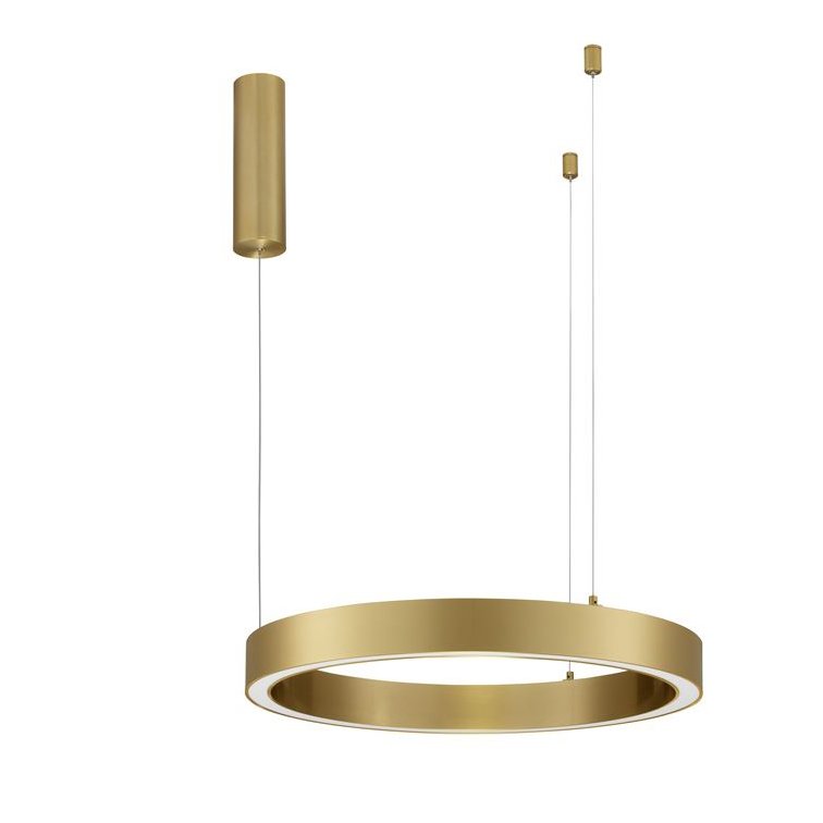 Lustra LED suspendata design circular STING Bronz 60cm, Lustre LED, moderne⭐ modele pendule pentru iluminat dormitor, living, bucatarie.✅DeSiGn decorativ unic!❤️Promotii lampi LED❗ ➽ www.evalight.ro. Alege corpuri de iluminat cu LED suspendate pt interior, suspensii elegante de lux cu cristale (becuri cu leduri si module LED integrate cu lumina calda, naturala sau rece), ieftine de calitate deosebita la cel mai bun pret.  a