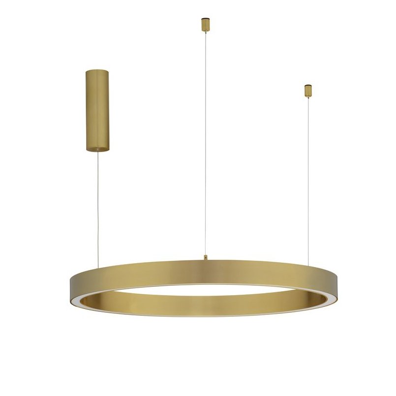 Lustra LED suspendata design circular STING Bronz 80cm, Plafoniere LED⭐ modele moderne pentru iluminat living, dormitor, bucatarie.✅DeSiGn decorativ!❤️Promotii lampi LED❗ ➽www.evalight.ro. Alege lustre LED de interior de tip plafoniera aplicate de tavan sau de perete, ieftine si de lux, calitate deosebita la cel mai bun pret. a