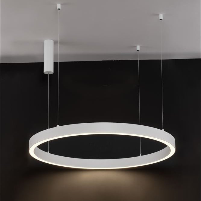 Lustra LED suspendata design circular STING White 100cm, Corpuri de iluminat interior LED⭐ modele lustre interior LED pentru living, dormitor, bucatarie, baie.✅DeSiGn decorativ de lux!❤️Promotii lampi LED❗ ➽www.evalight.ro. Alege Corpuri de iluminat interior LED elegante in stil modern, suspendate sau aplicate de tavan si perete, ieftine de calitate deosebita la cel mai bun pret. a