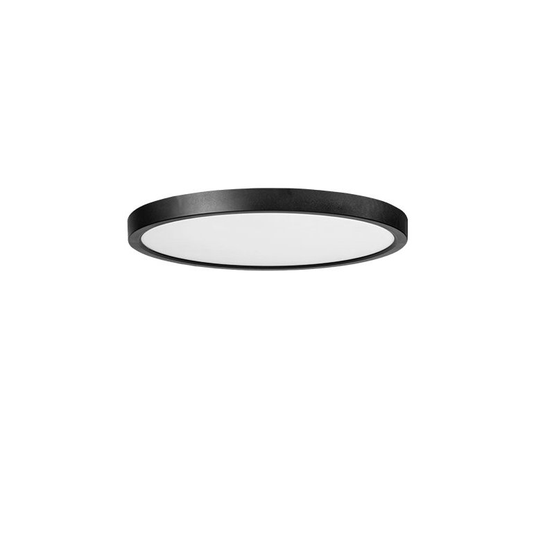 Plafoniera slim LED dimabil, protectie IP40 PANKA 23 CCT negru, Corpuri de iluminat exterior⭐ modele rustice, clasice, moderne pentru gradina, terasa, curte si alei.✅Design decorativ unic!❤️Promotii lampi❗ ➽www.evalight.ro. a