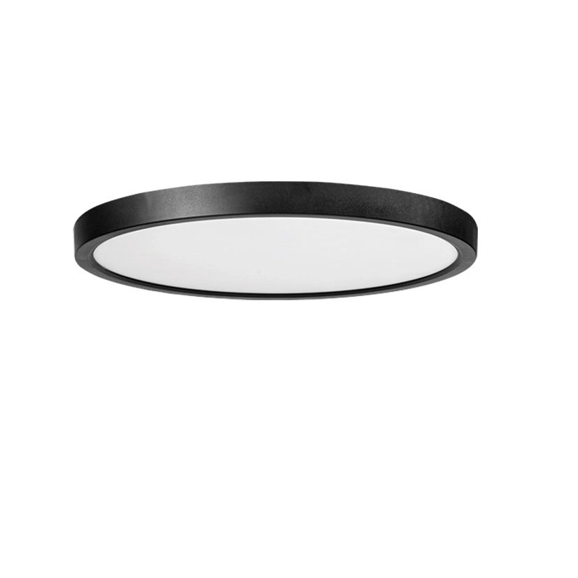 Plafoniera slim LED dimabil, protectie IP40 PANKA 40 CCT negru, Corpuri de iluminat exterior⭐ modele rustice, clasice, moderne pentru gradina, terasa, curte si alei.✅Design decorativ unic!❤️Promotii lampi❗ ➽www.evalight.ro. a