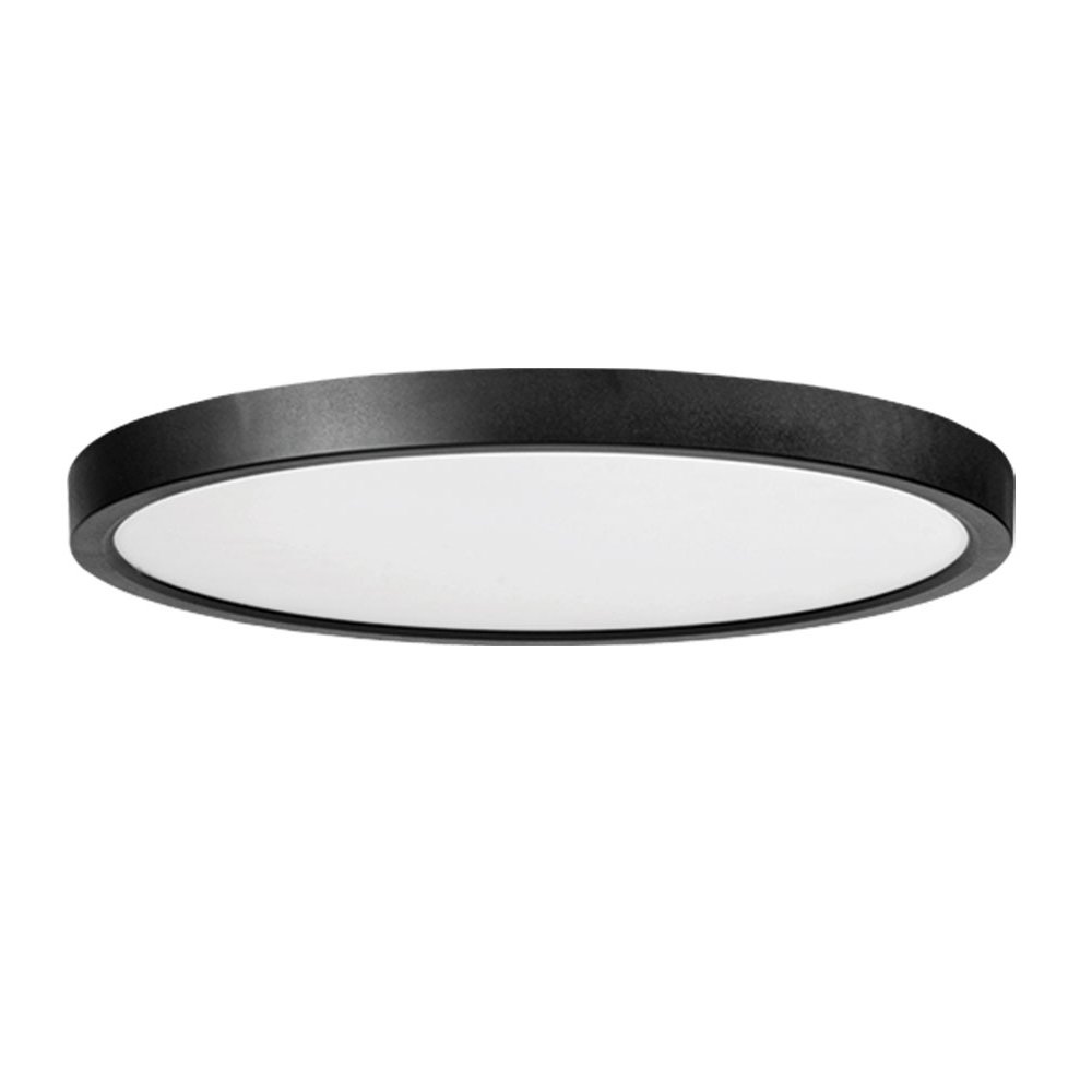 Plafoniera slim LED dimabil, protectie IP40 PANKA 60 CCT negru, Corpuri de iluminat exterior⭐ modele rustice, clasice, moderne pentru gradina, terasa, curte si alei.✅Design decorativ unic!❤️Promotii lampi❗ ➽www.evalight.ro. a