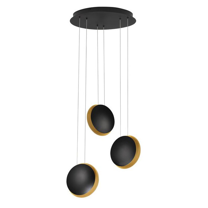 Lustra cu 3 pendule LED design ambiental SHELL, Promotii lustre, reduceri⭐ corpuri de iluminat, mobila si decoratiuni de interior si exterior.⭕Oferte Pret redus online ➽ www.evalight.ro❗ a