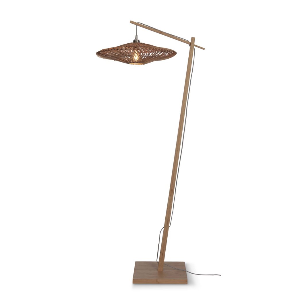 Lampadar eco din bambus cu ratan Zanzibar L nat./55cm, nat, Lampadare moderne de podea⭐ modele elegante pentru iluminat camera living dormitor.✅DeSiGn decorativ de lux unic!❤️Promotii lampi❗ ➽www.evalight.ro. Alege corpuri de iluminat de podea pt interior cu reader LED, ieftine de calitate deosebita la cel mai bun pret. a