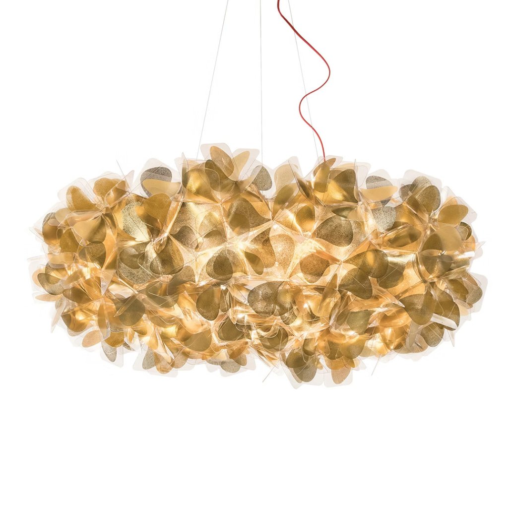 Lustra design unicat realizata manual Clizia XXL Mama Non Mama Gold, 130cm, Pendule / Lustre suspendate moderne, LED⭐ modele elegante pentru bucatarie, living dormitor.✅DeSiGn decorativ unic!❤️Promotii lampi❗ ➽www.evalight.ro. Alege corpuri de iluminat suspendate pt interior stil modern, suspensii de tip pendule cu cristale, abajur material textil, lemn, metal, sticla, bec tip lumanare Edison sau LED, ieftine si de lux, calitate deosebita la cel mai bun pret. a