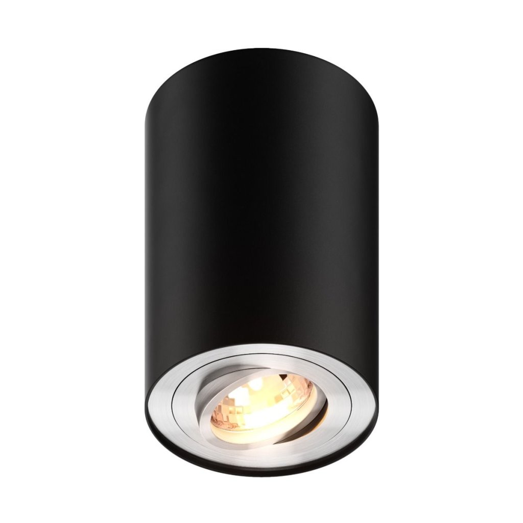 Spot modern aplicat Rondoo negru, Spoturi aplicate tavan / perete, mobila, LED⭐modele moderne pentru living,dormitor,bucatarie,baie,hol.✅Design decorativ unic!❤️Promotii lampi❗ ➽ www.evalight.ro. Alege corpuri de iluminat interior de tip spot-uri aparente cu LED, (rotunde si patrate), ieftine de calitate la cel mai bun pret. a