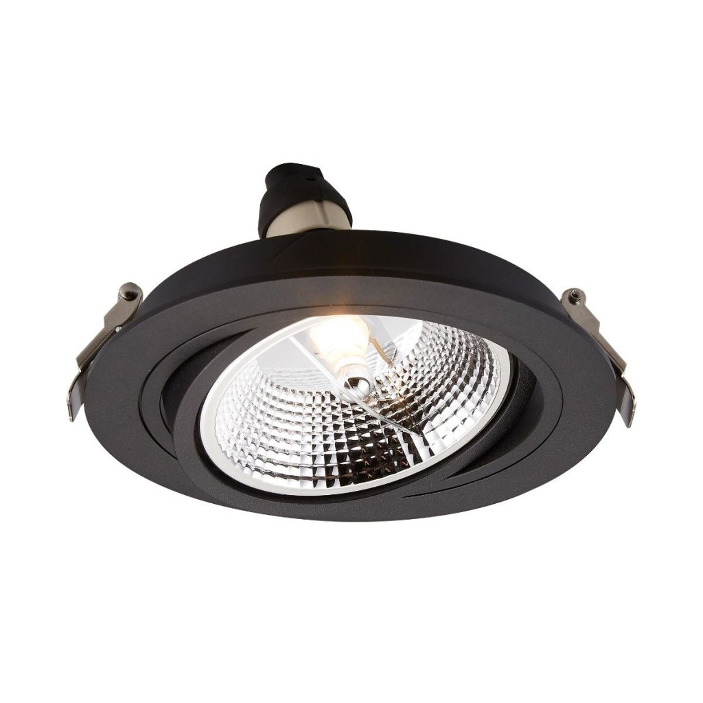 Spot incastrabil tavan fals CHUCK 111 SL ROUND negru, Corpuri de iluminat interior, moderne⭐ modele lustre interior pentru living, dormitor, bucatarie, baie.✅DeSiGn decorativ de lux!❤️Promotii lampi❗ ➽www.evalight.ro. Alege Corpuri de iluminat interior elegante in stil modern, suspendate sau aplicate de tavan si perete, ieftine de calitate deosebita la cel mai bun pret.
 a