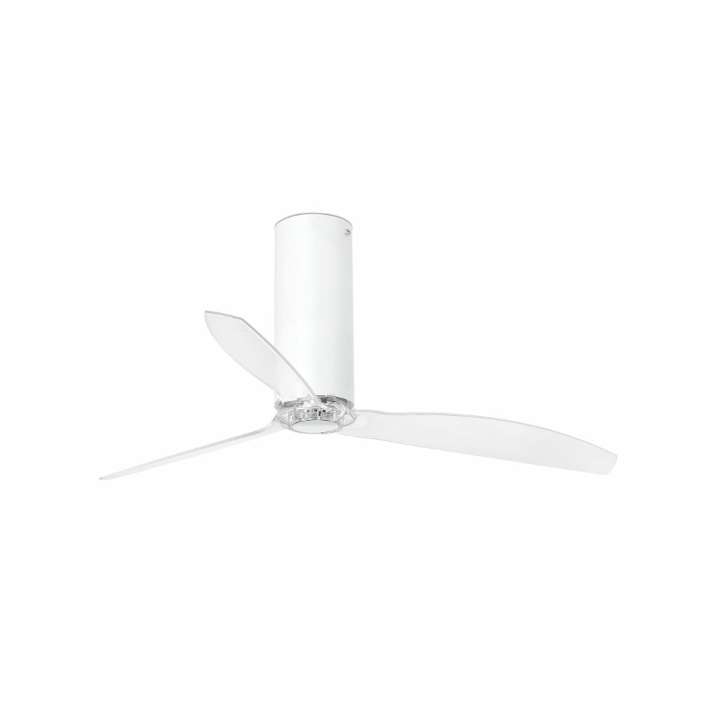 Ventilator cu telecomanda TUBE FAN M DC SMART alb mat/transparent, Lustre cu ventilator, tavan⭐ ventilatoare moderne cu sisteme de iluminat LED si telecomanda.❤️Promotii lampi❗ ➽www.evalight.ro. Alege corpuri de iluminat cu ventilator profesionale, ieftine sau de lux, calitate premium la cel mai bun pret! a