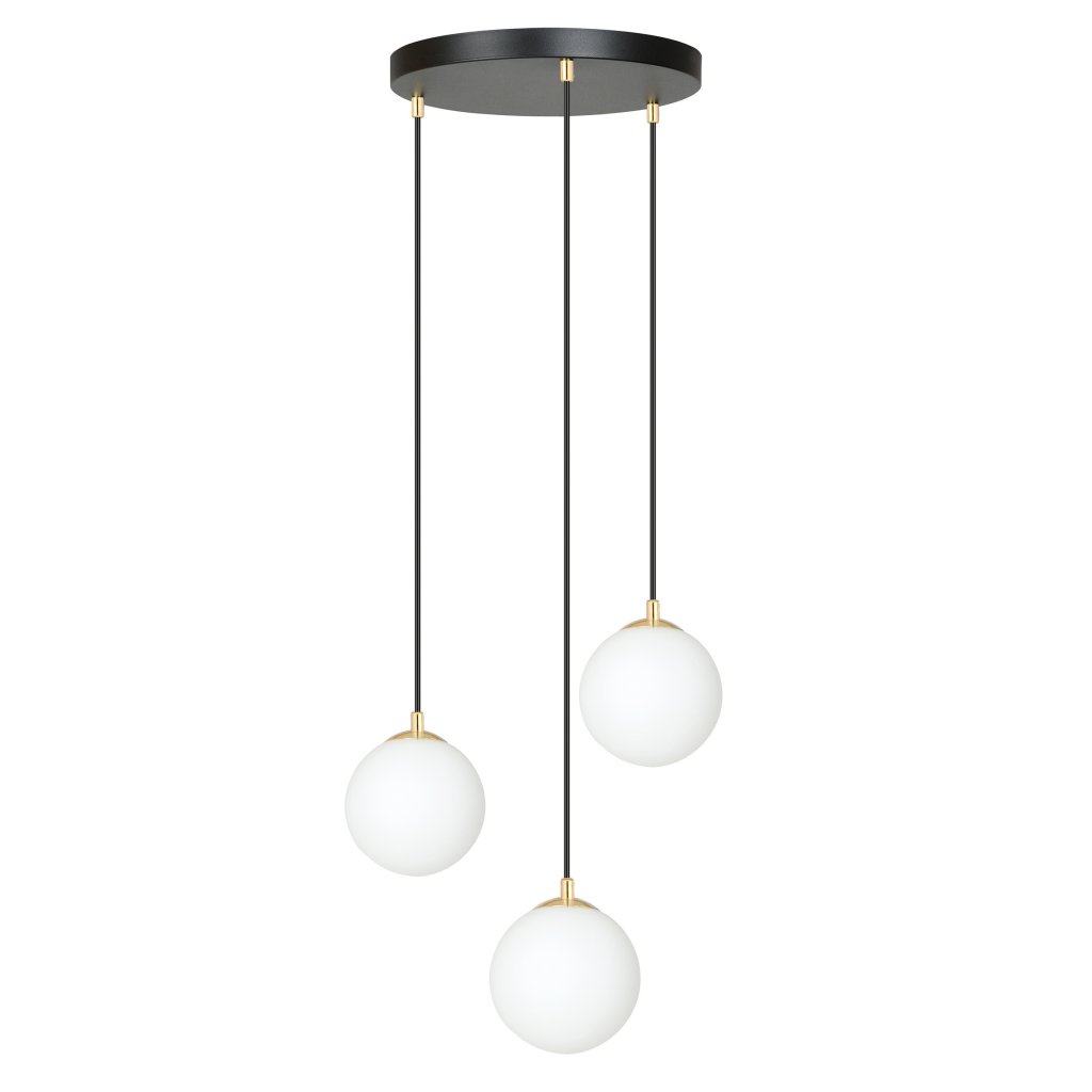 Lustra cu 3 pendule design minimalist, modern ROYAL 3 BLACK, Pendule / Lustre suspendate moderne, LED⭐ modele elegante pentru bucatarie, living dormitor.✅DeSiGn decorativ unic!❤️Promotii lampi❗ ➽www.evalight.ro. Alege corpuri de iluminat suspendate pt interior stil modern, suspensii de tip pendule cu cristale, abajur material textil, lemn, metal, sticla, bec tip lumanare Edison sau LED, ieftine si de lux, calitate deosebita la cel mai bun pret. a