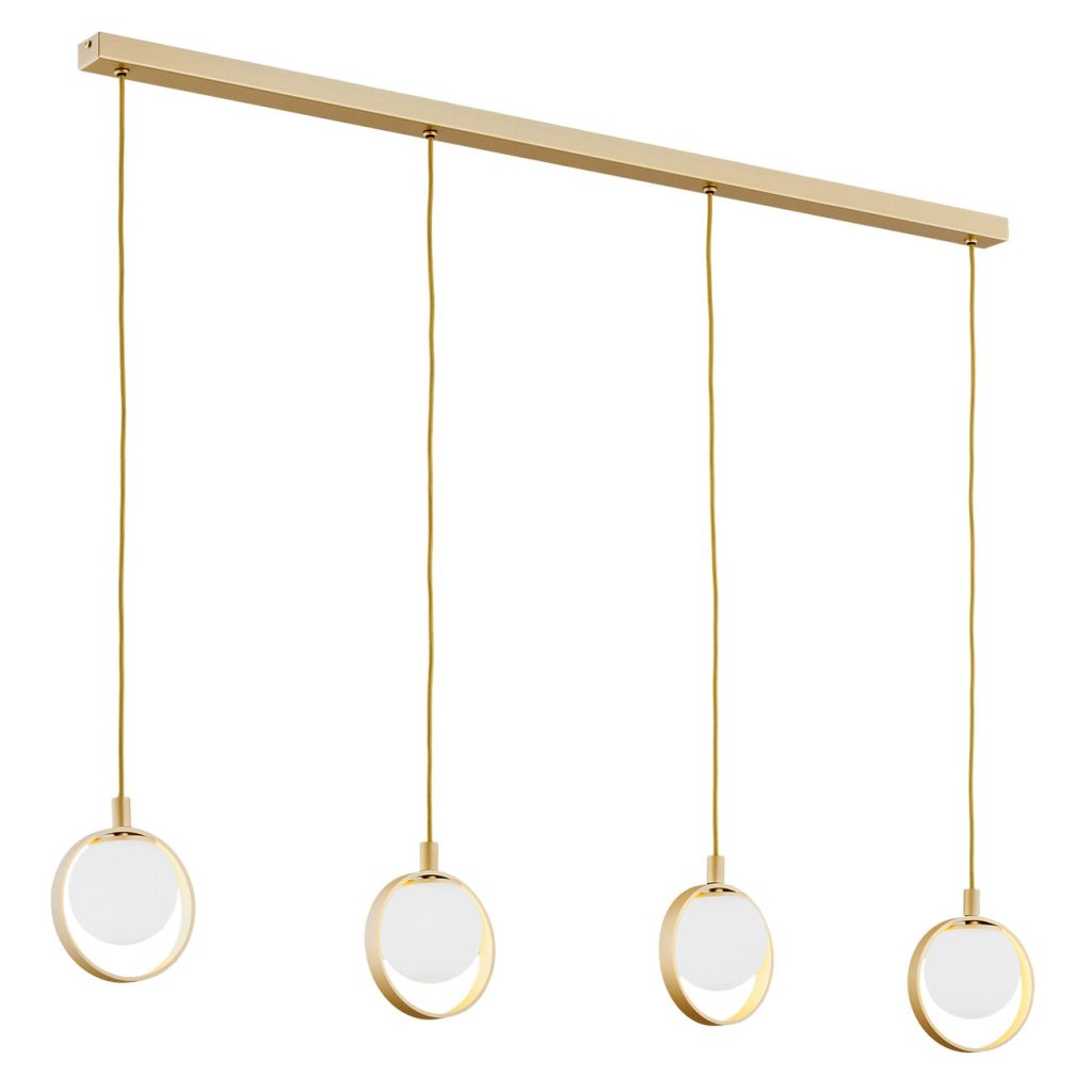 Lustra cu 4 pendule design modern Saturnia auriu , Candelabre si Lustre moderne⭐ modele elegante de lux pentru dormitor living, bucatarie.✅DeSiGn decorativ unic!❤️Promotii lampi❗ ➽www.evalight.ro. Alege corpuri de iluminat suspendate pt interior stil modern, suspensii de tip pendule cu cristale, abajur material textil, lemn, metal, sticla, bec tip lumanare Edison sau LED, ieftine de calitate deosebita la cel mai bun pret.

 a