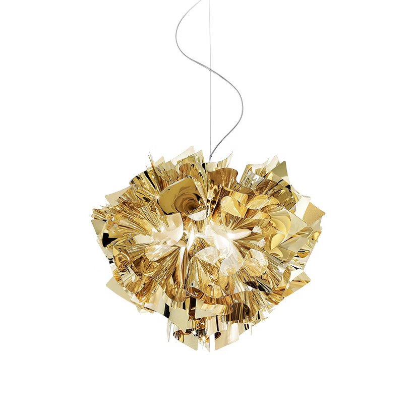 Lustra design unicat realizat manual Veli Gold, 42cm, Candelabre si Lustre moderne elegante⭐ modele clasice de lux pentru living, bucatarie si dormitor.✅ DeSiGn actual Top 2020!❤️Promotii lampi❗ ➽ www.evalight.ro. Oferte corpuri de iluminat suspendate pt camere de interior (înalte), suspensii (lungi) de tip lustre si candelabre, pendule decorative stil modern, clasic, rustic, baroc, scandinav, retro sau vintage, aplicate pe perete sau de tavan, cu cristale, abajur din material textil, lemn, metal, sticla, bec Edison sau LED, ieftine de calitate deosebita la cel mai bun pret. a