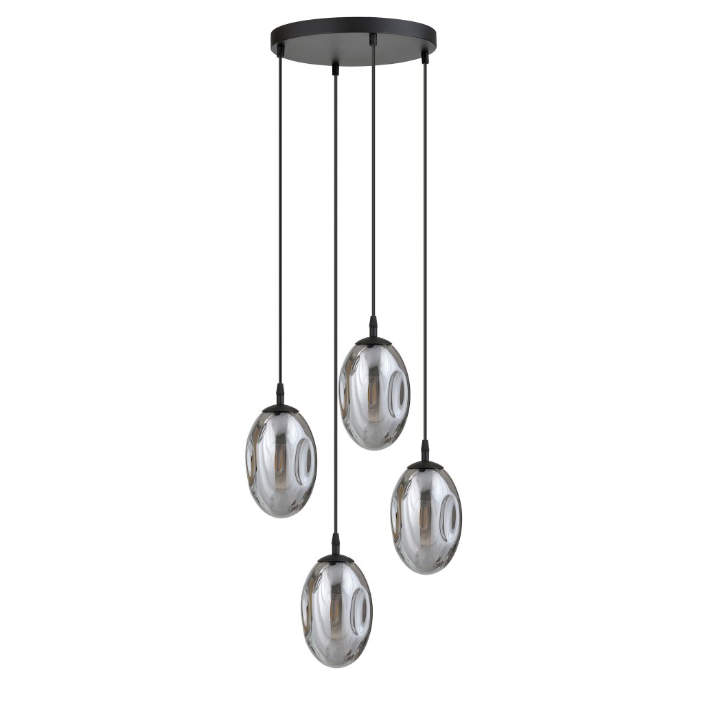 Lustra cu 4 pendule design minimalist, modern ASTRAL 4 BL PREMIUM GRAFIT, Candelabre si Lustre moderne elegante⭐ modele clasice de lux pentru living, bucatarie si dormitor.✅ DeSiGn actual Top 2020!❤️Promotii lampi❗ ➽ www.evalight.ro. Oferte corpuri de iluminat suspendate pt camere de interior (înalte), suspensii (lungi) de tip lustre si candelabre, pendule decorative stil modern, clasic, rustic, baroc, scandinav, retro sau vintage, aplicate pe perete sau de tavan, cu cristale, abajur din material textil, lemn, metal, sticla, bec Edison sau LED, ieftine de calitate deosebita la cel mai bun pret. a