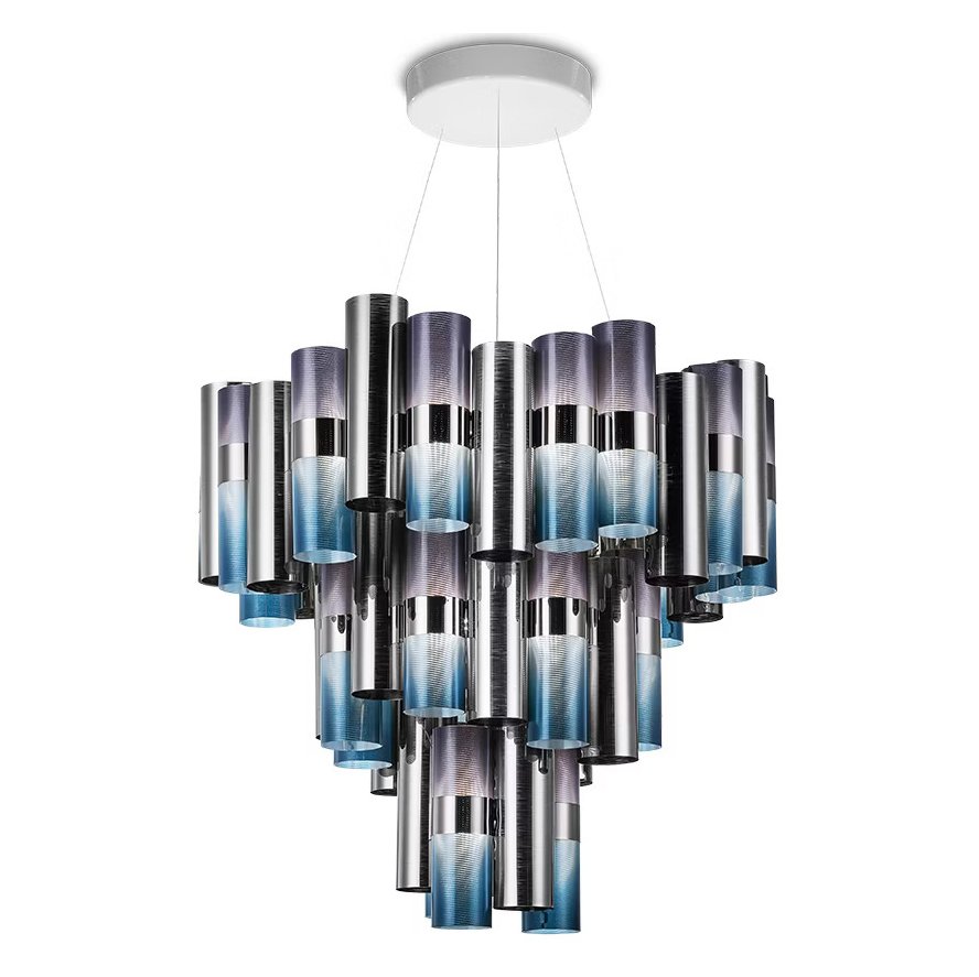 Lustra LED moderna design Art Deco realizata manual LA LOLLO XL Gradiet, Candelabre si Lustre moderne elegante⭐ modele clasice de lux pentru living, bucatarie si dormitor.✅ DeSiGn actual Top 2020!❤️Promotii lampi❗ ➽ www.evalight.ro. Oferte corpuri de iluminat suspendate pt camere de interior (înalte), suspensii (lungi) de tip lustre si candelabre, pendule decorative stil modern, clasic, rustic, baroc, scandinav, retro sau vintage, aplicate pe perete sau de tavan, cu cristale, abajur din material textil, lemn, metal, sticla, bec Edison sau LED, ieftine de calitate deosebita la cel mai bun pret. a