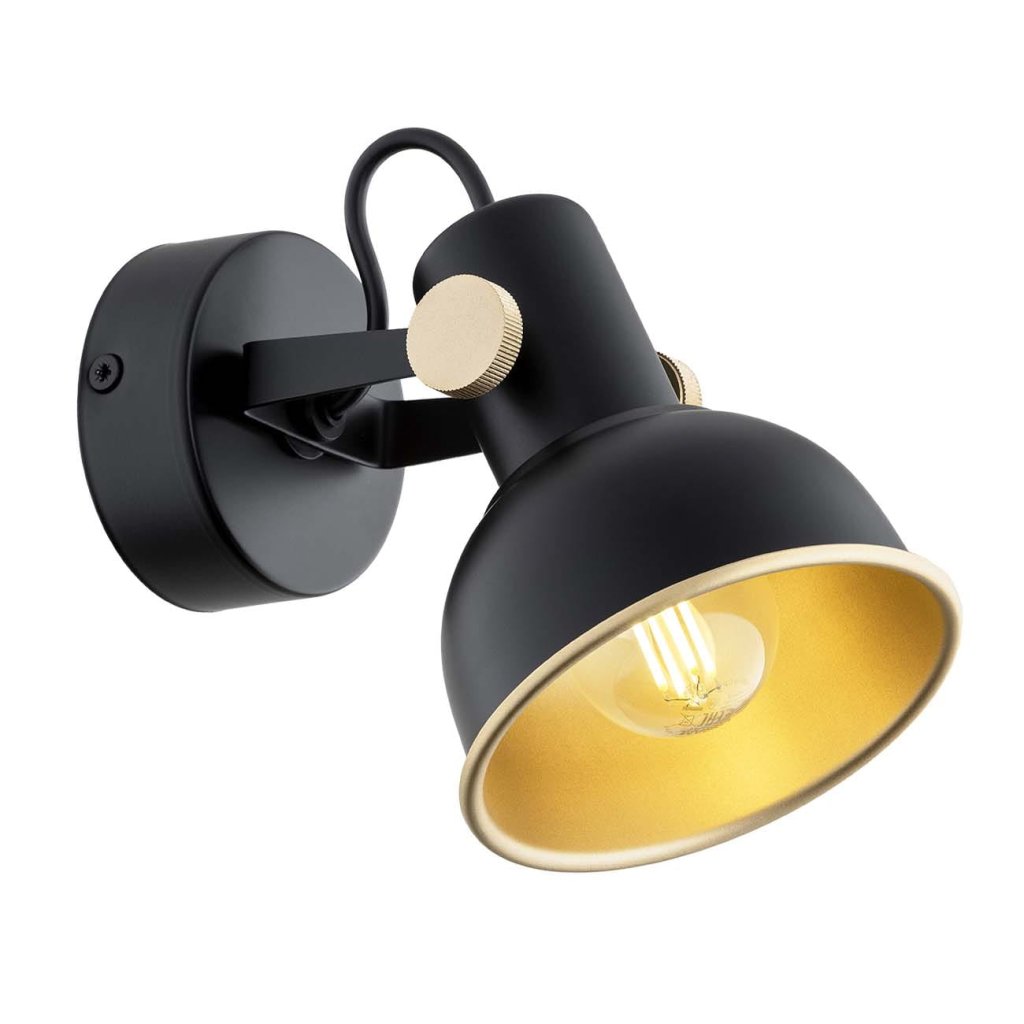 Aplica de perete / tavan cu spot directionabil design modern Lenora negru, Aplice aplicate perete sau tavan cu spot, LED⭐ modele moderne corpuri de iluminat tip spot-uri pe bara.✅Design decorativ unic!❤️Promotii lampi❗ ➽ www.evalight.ro. Alege aplice de iluminat interior, lustre si plafoniere cu 1 spot cu lumina LED si directie reglabila, spot orientabil cu intrerupator, simple si ieftine de calitate la cel mai bun pret. a