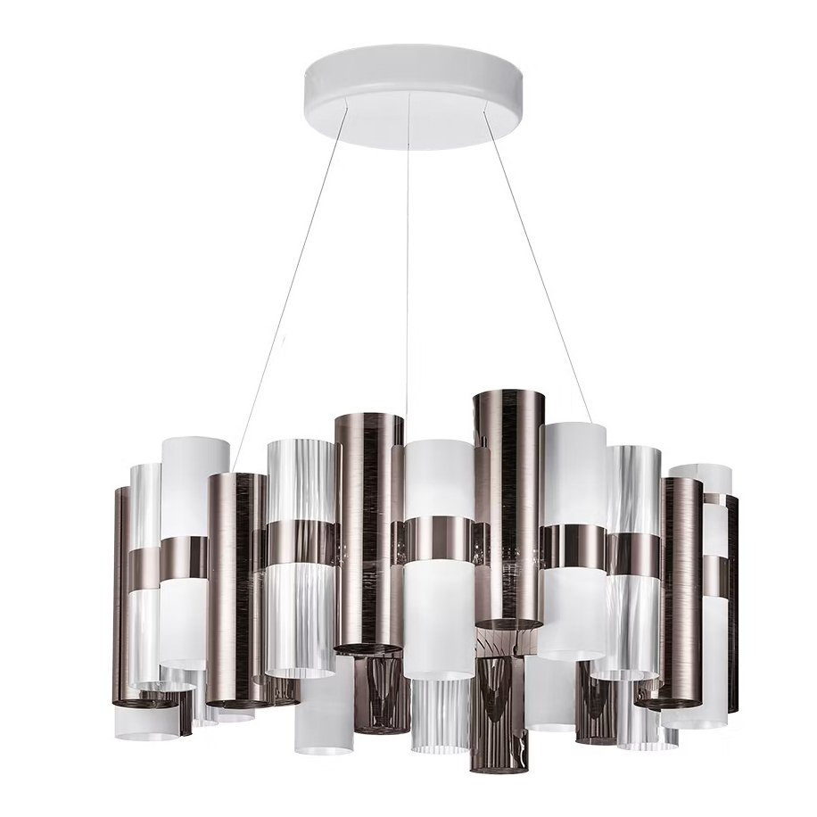 Lustra LED moderna design Art Deco realizata manual LA LOLLO L Pewter, Candelabre si Lustre moderne⭐ modele elegante de lux pentru dormitor living, bucatarie.✅DeSiGn decorativ unic!❤️Promotii lampi❗ ➽www.evalight.ro. Alege corpuri de iluminat suspendate pt interior stil modern, suspensii de tip pendule cu cristale, abajur material textil, lemn, metal, sticla, bec tip lumanare Edison sau LED, ieftine de calitate deosebita la cel mai bun pret.

 a