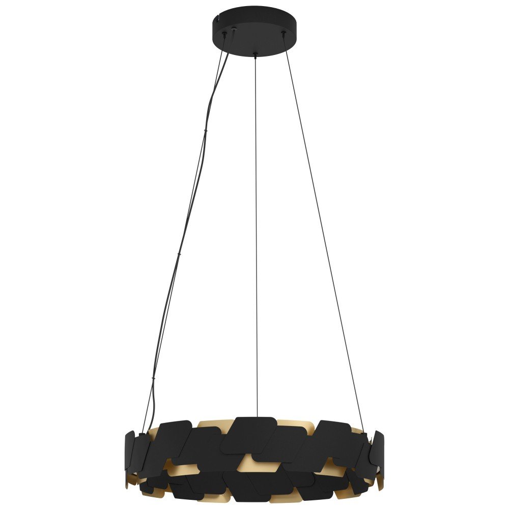 Lustra LED design modern Altagracia negru, auriu, Candelabre si Lustre moderne⭐ modele elegante de lux pentru dormitor living, bucatarie.✅DeSiGn decorativ unic!❤️Promotii lampi❗ ➽www.evalight.ro. Alege corpuri de iluminat suspendate pt interior stil modern, suspensii de tip pendule cu cristale, abajur material textil, lemn, metal, sticla, bec tip lumanare Edison sau LED, ieftine de calitate deosebita la cel mai bun pret.

 a