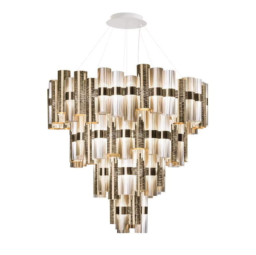 Lustra LED Art Deco de dimensiuni mari, realizata manual LA LOLLO 4XL Gold, Candelabre si Lustre moderne⭐ modele elegante de lux pentru dormitor living, bucatarie.✅DeSiGn decorativ unic!❤️Promotii lampi❗ ➽www.evalight.ro. Alege corpuri de iluminat suspendate pt interior stil modern, suspensii de tip pendule cu cristale, abajur material textil, lemn, metal, sticla, bec tip lumanare Edison sau LED, ieftine de calitate deosebita la cel mai bun pret.

 a