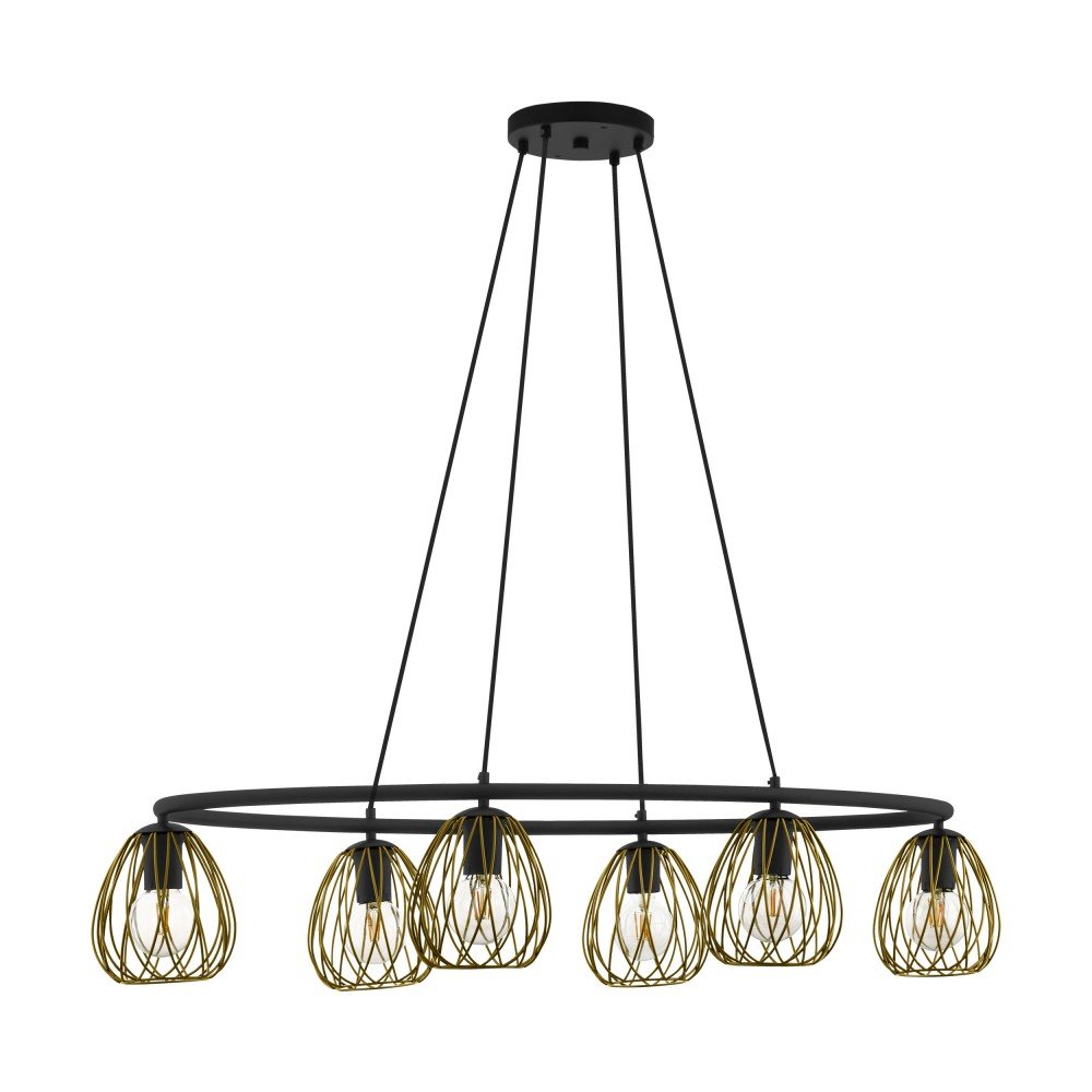 Lustra cu 6 surse de iluminat design modern Jazminia alama, negru, Candelabre si Lustre moderne⭐ modele elegante de lux pentru dormitor living, bucatarie.✅DeSiGn decorativ unic!❤️Promotii lampi❗ ➽www.evalight.ro. Alege corpuri de iluminat suspendate pt interior stil modern, suspensii de tip pendule cu cristale, abajur material textil, lemn, metal, sticla, bec tip lumanare Edison sau LED, ieftine de calitate deosebita la cel mai bun pret.

 a