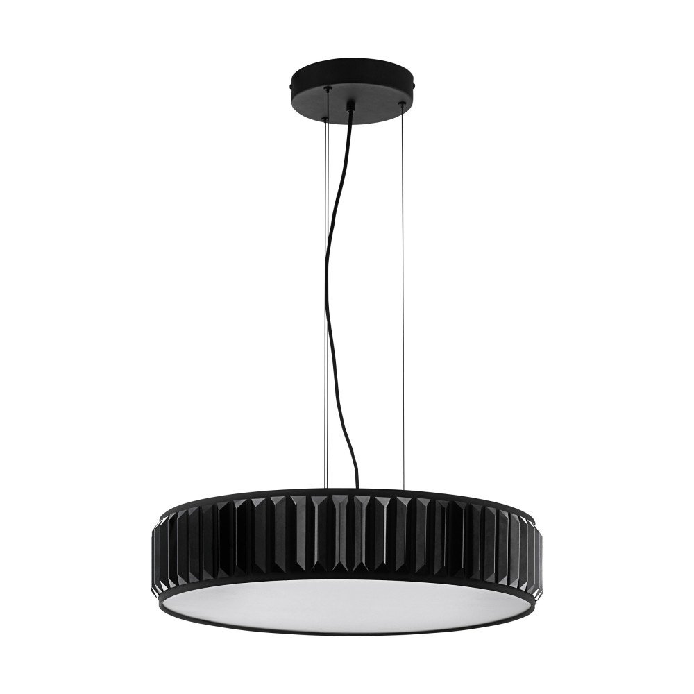 Lustra LED dimabila cu telecomanda design modern Firenzuola negru, Lustre LED, moderne⭐ modele pendule pentru iluminat dormitor, living, bucatarie.✅DeSiGn decorativ unic!❤️Promotii lampi LED❗ ➽ www.evalight.ro. Alege corpuri de iluminat cu LED suspendate pt interior, suspensii elegante de lux cu cristale (becuri cu leduri si module LED integrate cu lumina calda, naturala sau rece), ieftine de calitate deosebita la cel mai bun pret.  a