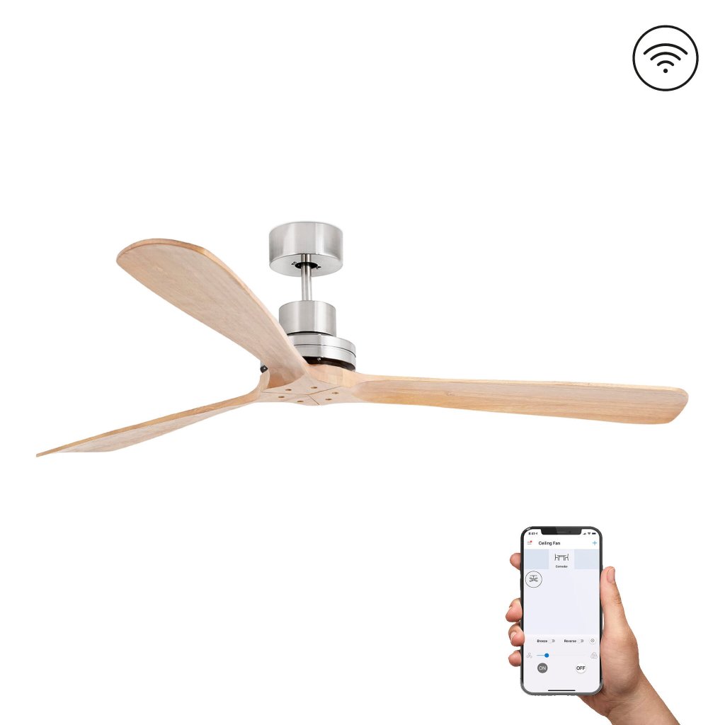 Ventilator de tavan cu telecomanda LANTAU XL DC SMART nickel/lemn pin, Lustre cu ventilator, tavan⭐ ventilatoare moderne cu sisteme de iluminat LED si telecomanda.❤️Promotii lampi❗ ➽www.evalight.ro. Alege corpuri de iluminat cu ventilator profesionale, ieftine sau de lux, calitate premium la cel mai bun pret! a