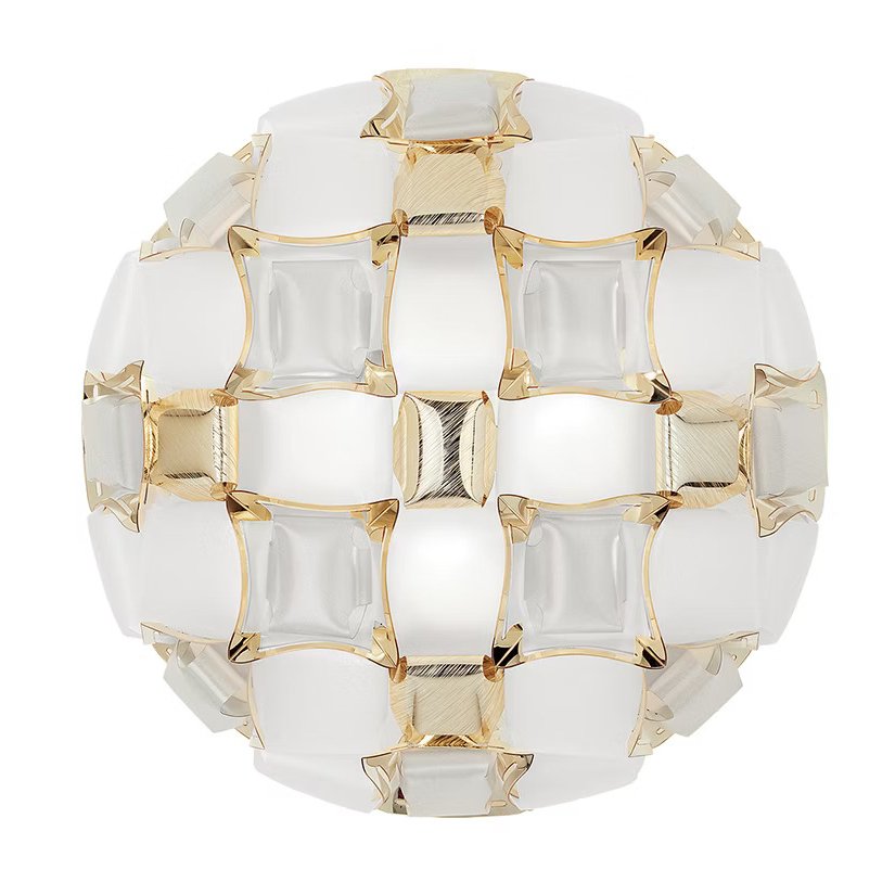 Aplica perete sau tavan design modern geometric Mida Medium White-Gold, Aplice de perete moderne, LED⭐ modele potrivite pentru iluminat living dormitor, bucatarie, hol.✅DeSiGn decorativ actual unic!❤️Promotii lampi❗ ➽www.evalight.ro. Alege corpuri de iluminat interior elegante de tip lustre aplicate de perete si tavan pt camere casa, ieftine si de lux, calitate deosebita la cel mai bun pret. a