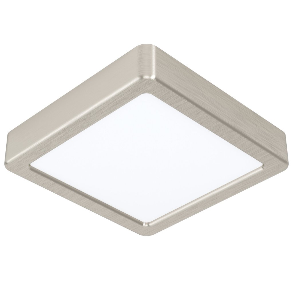 Plafoniera LED design modern Fueva 5 nichel mat 16x16cm, Promotii lustre, reduceri⭐ corpuri de iluminat, mobila si decoratiuni de interior si exterior.⭕Oferte Pret redus online ➽ www.evalight.ro❗ a